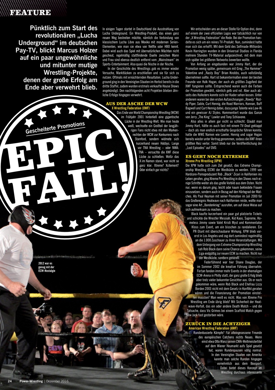 Power-Wrestling Preview Pages