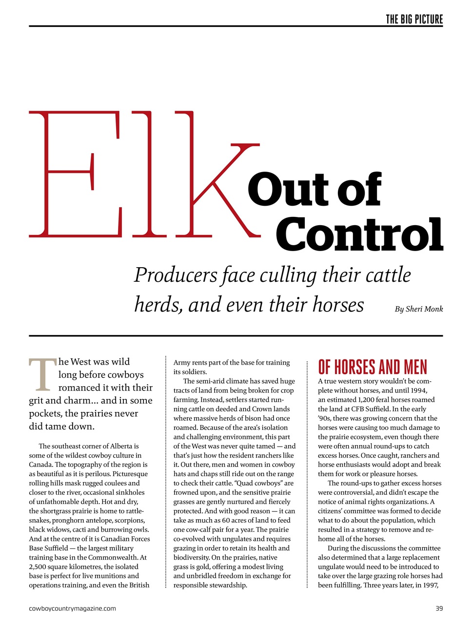 Canadian Cowboy Country Preview Pages