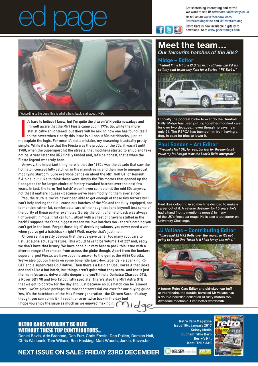 Retro Cars Preview Pages