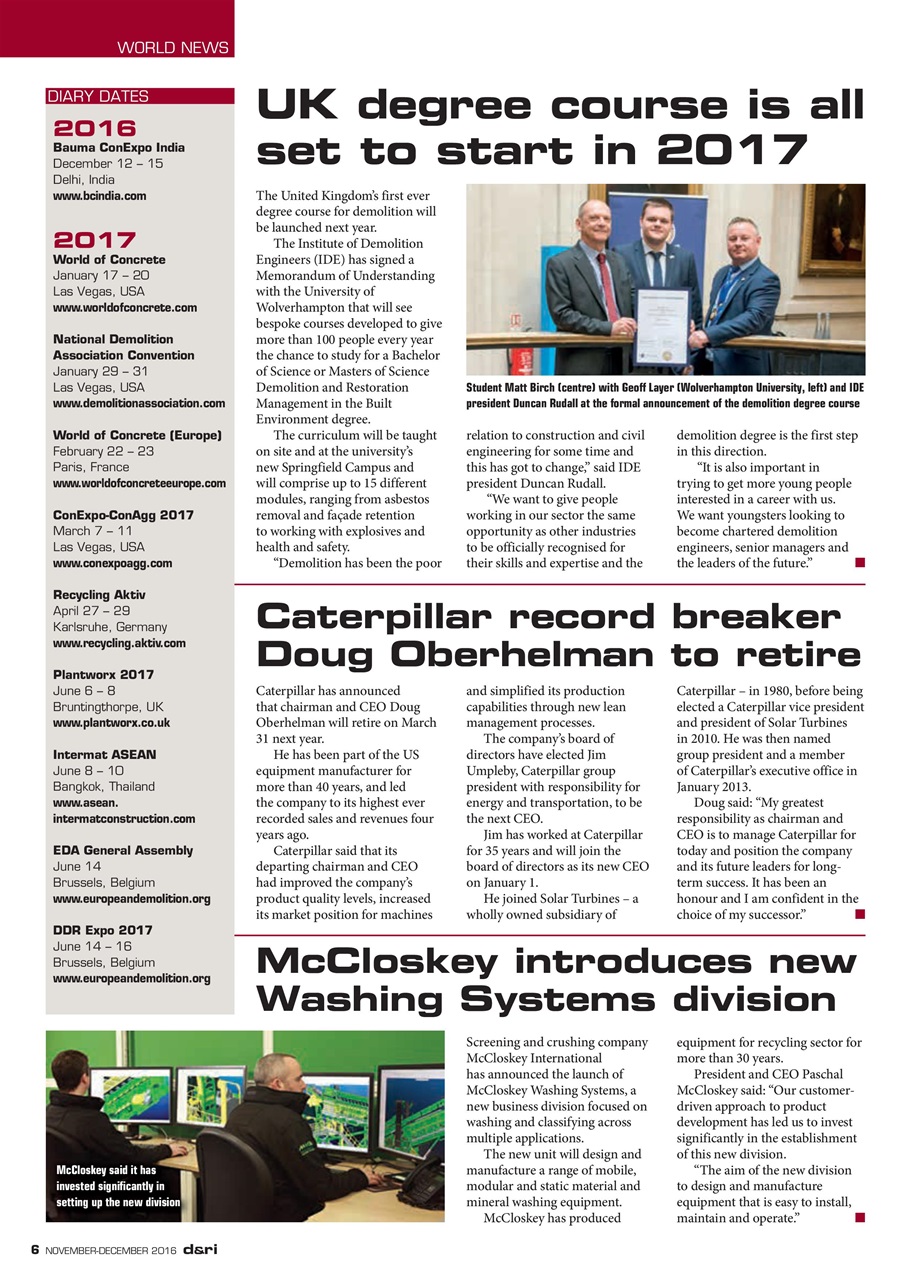 Demolition & Recycling International Preview Pages