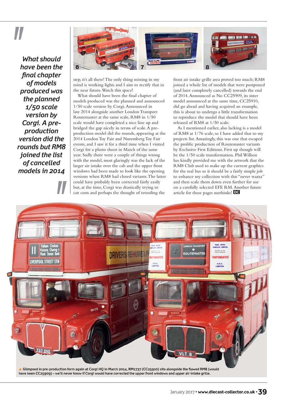 Diecast Collector Preview Pages