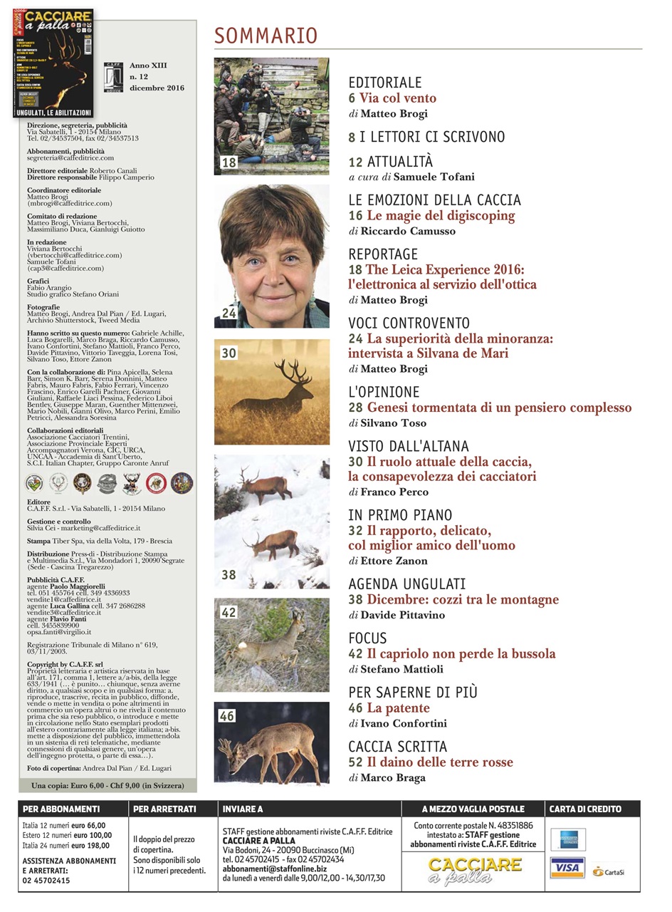 Caccia Magazine Preview Pages