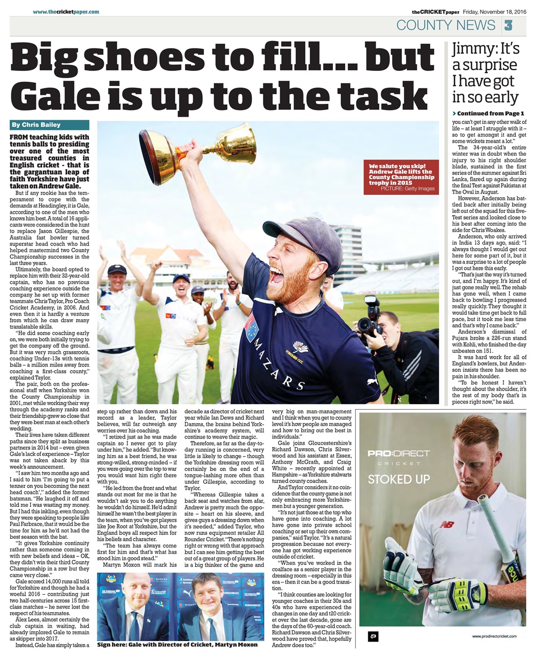 The Cricket Paper Preview Pages