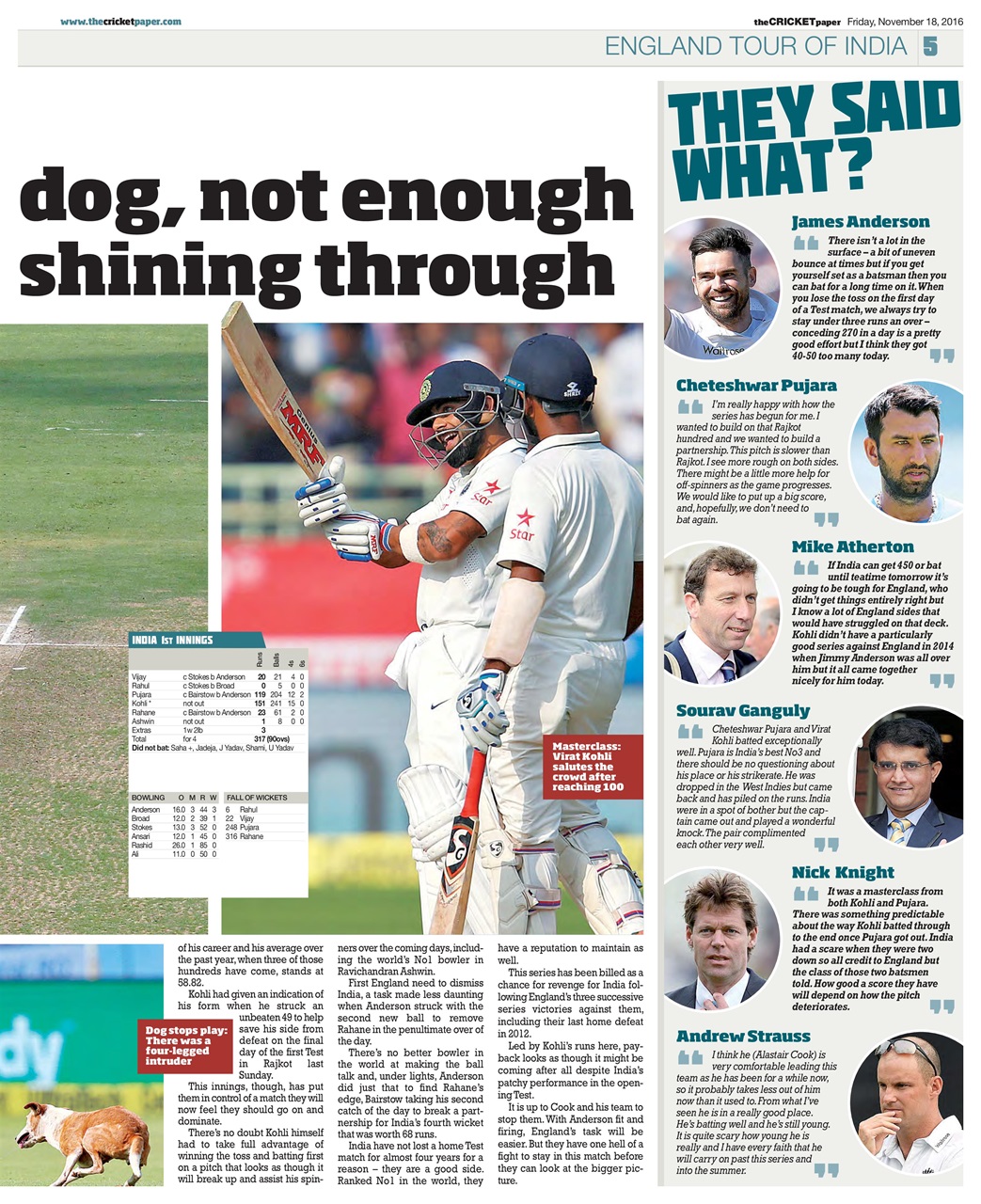 The Cricket Paper Preview Pages
