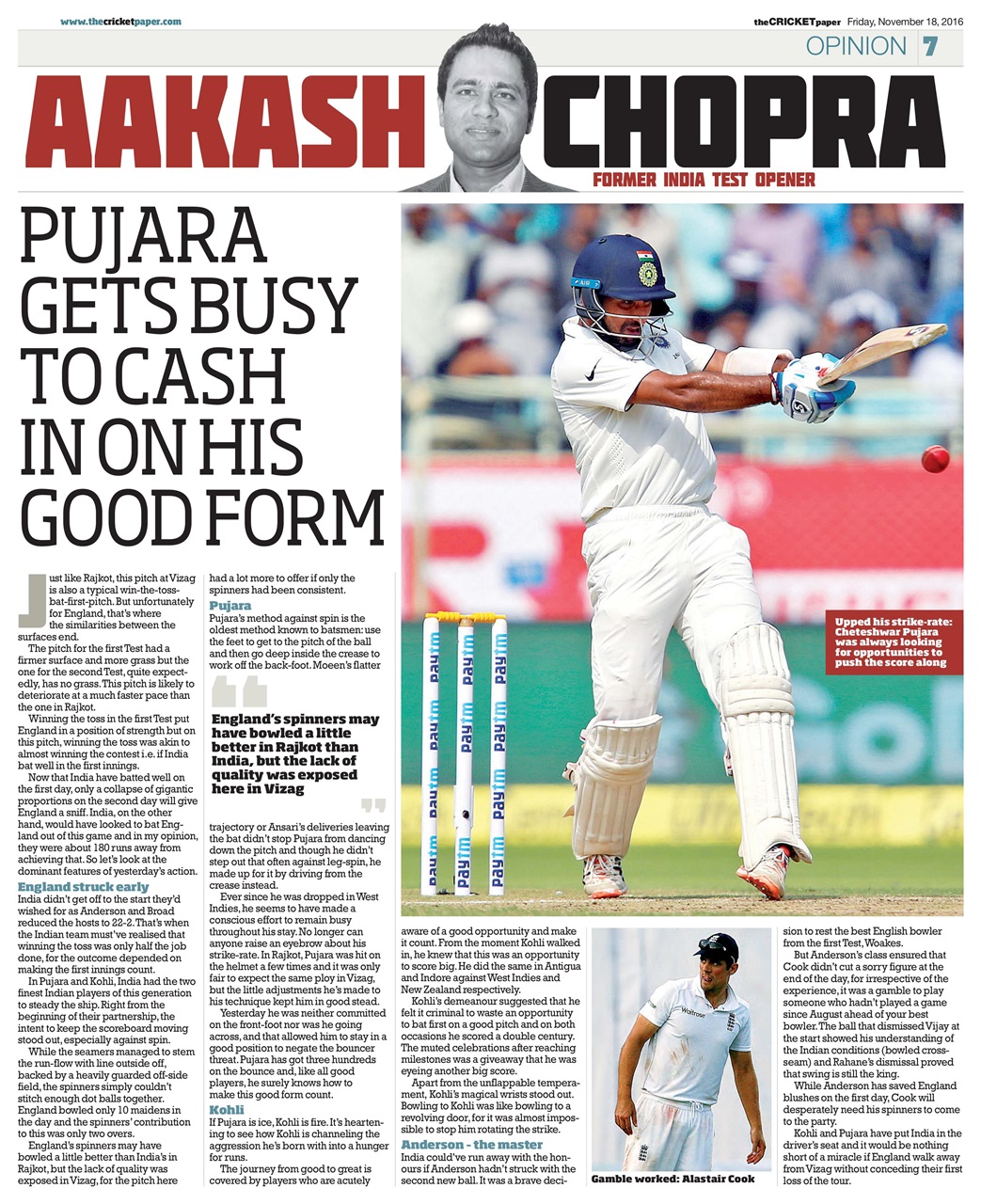 The Cricket Paper Preview Pages