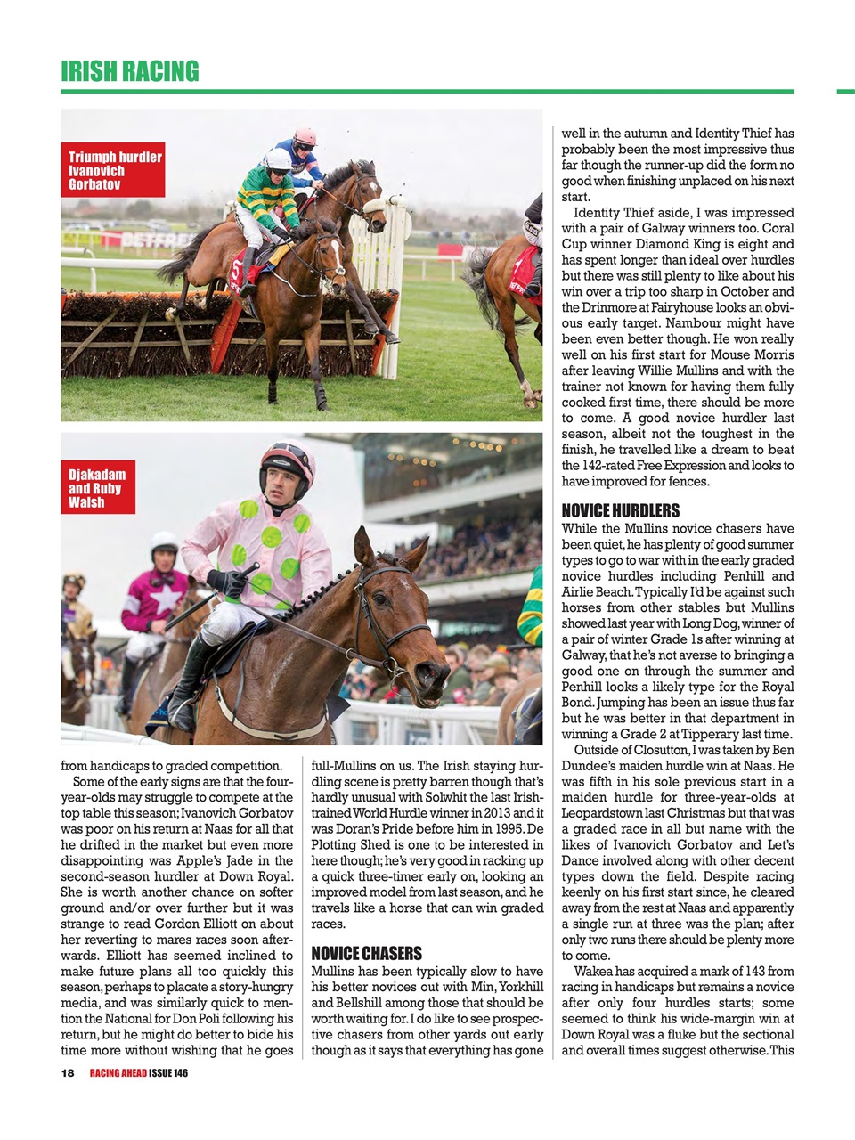 Racing Ahead Preview Pages