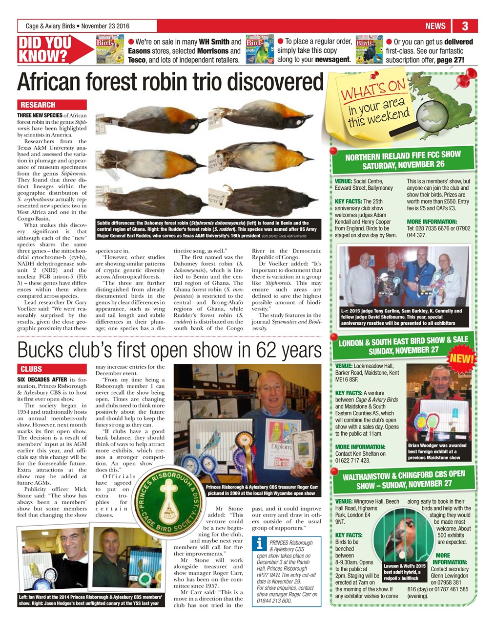 Cage & Aviary Birds Preview Pages