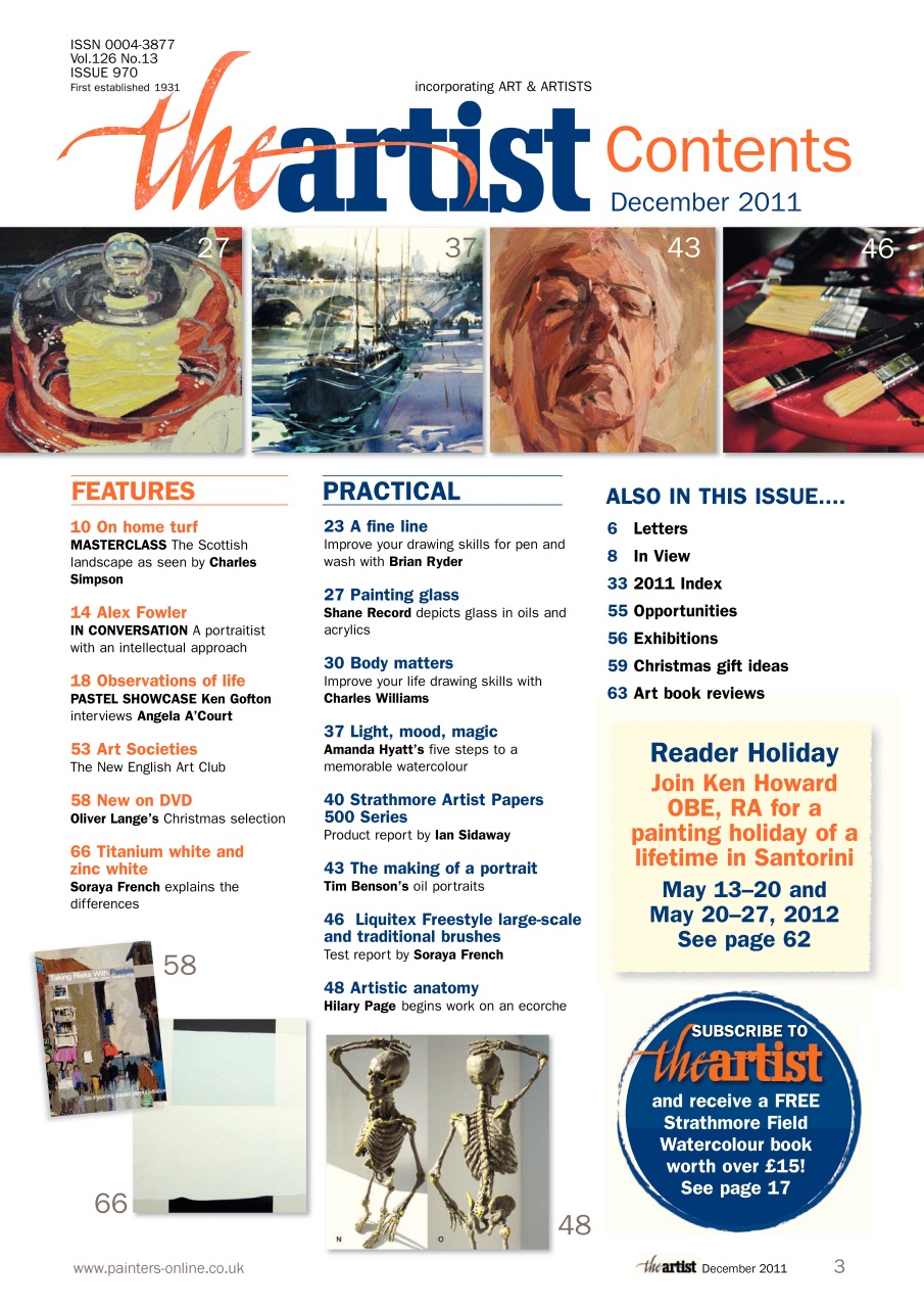 The Artist Preview Pages