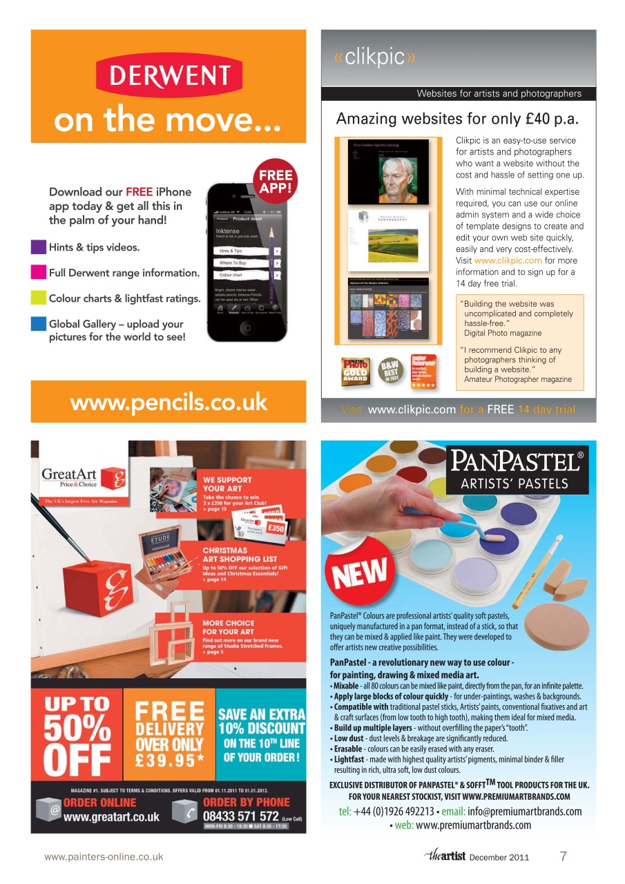 The Artist Preview Pages