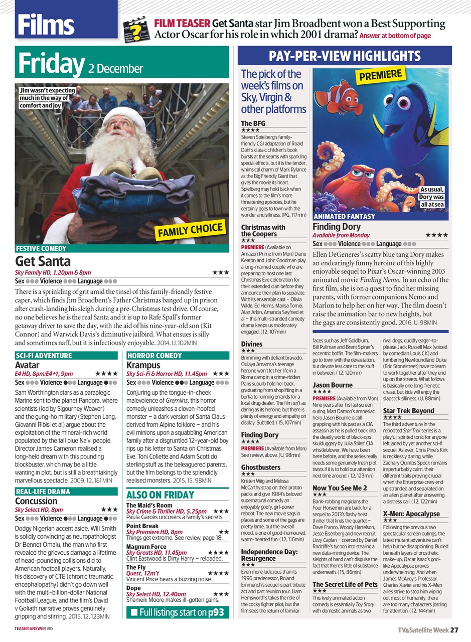 TV & Satellite Week Preview Pages