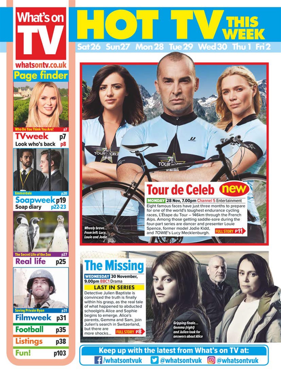 What's on TV Preview Pages