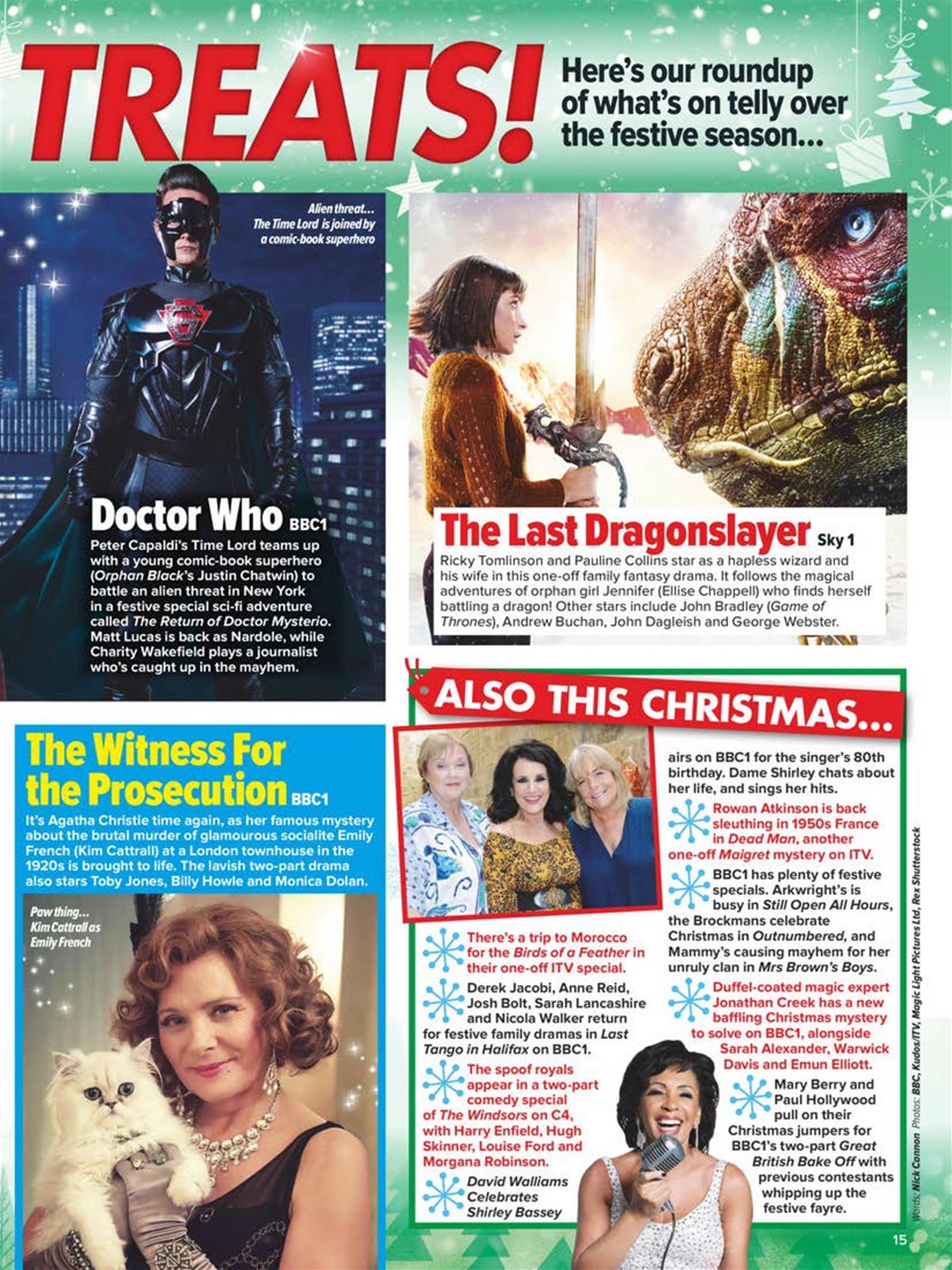 What's on TV Preview Pages