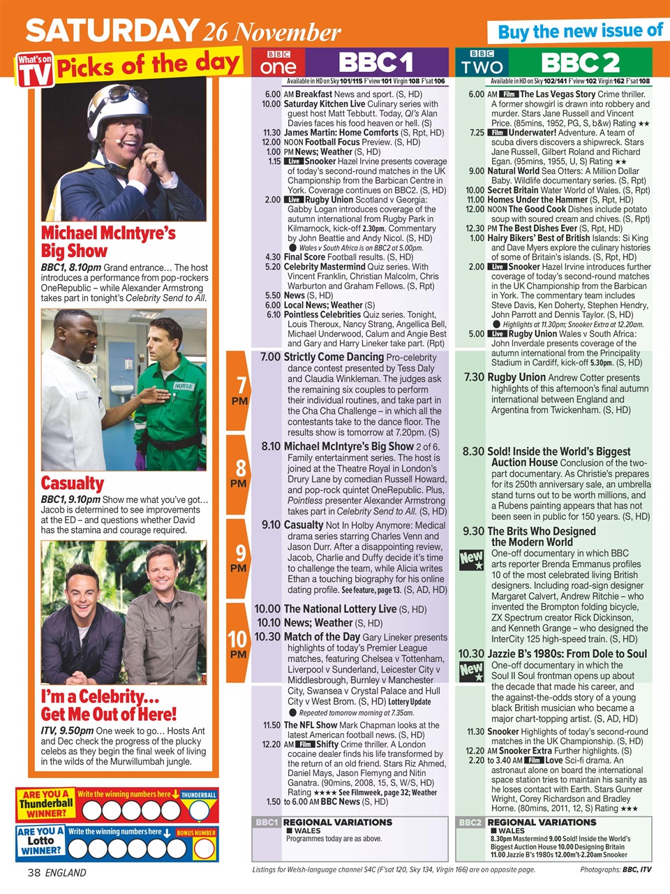 What's on TV Preview Pages