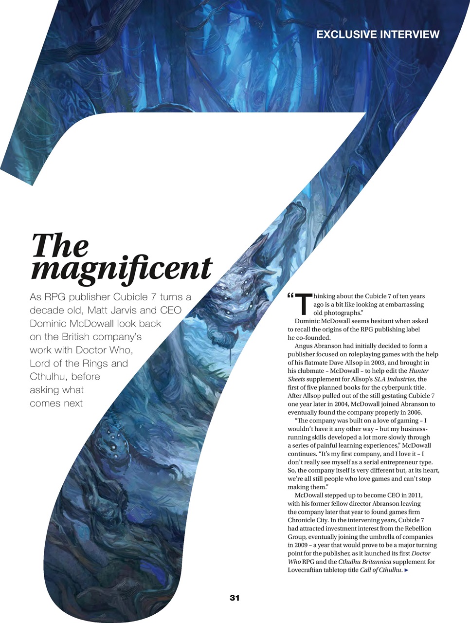 Tabletop Gaming Preview Pages