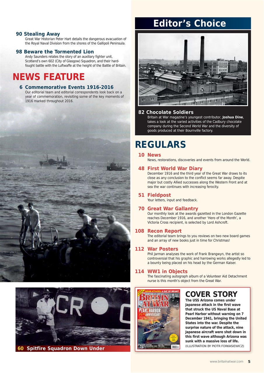 Britain at War Magazine Preview Pages