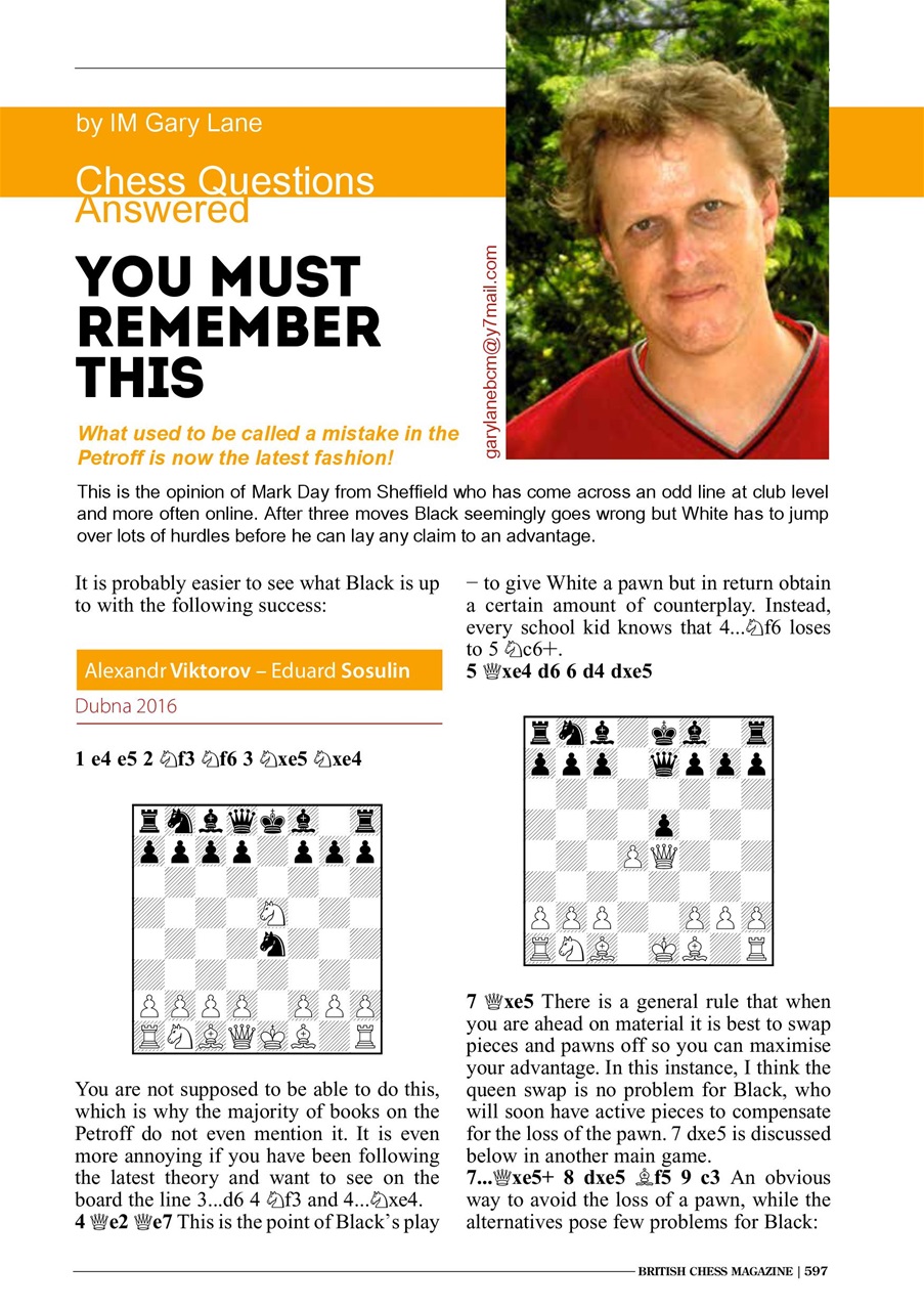 British Chess Magazine Preview Pages