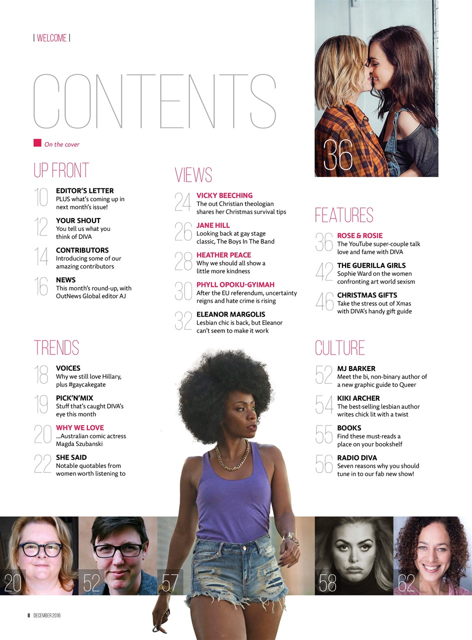 DIVA Magazine Preview Pages