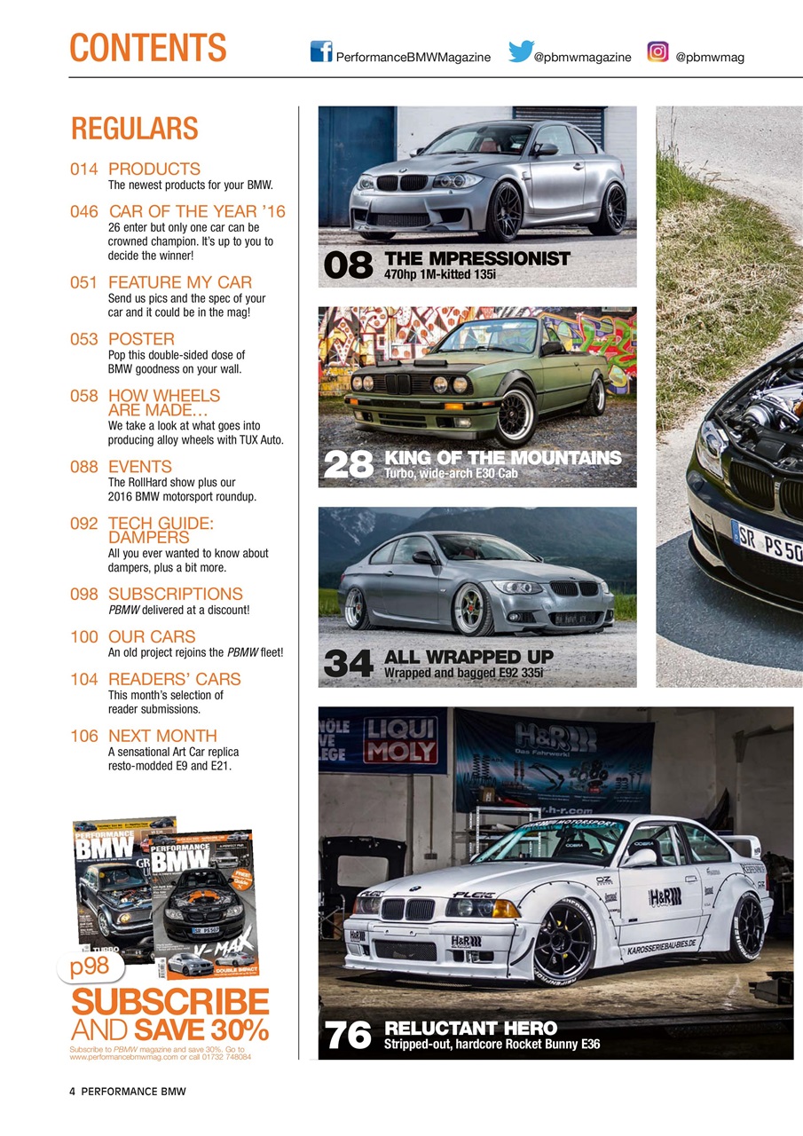 Performance BMW Preview Pages