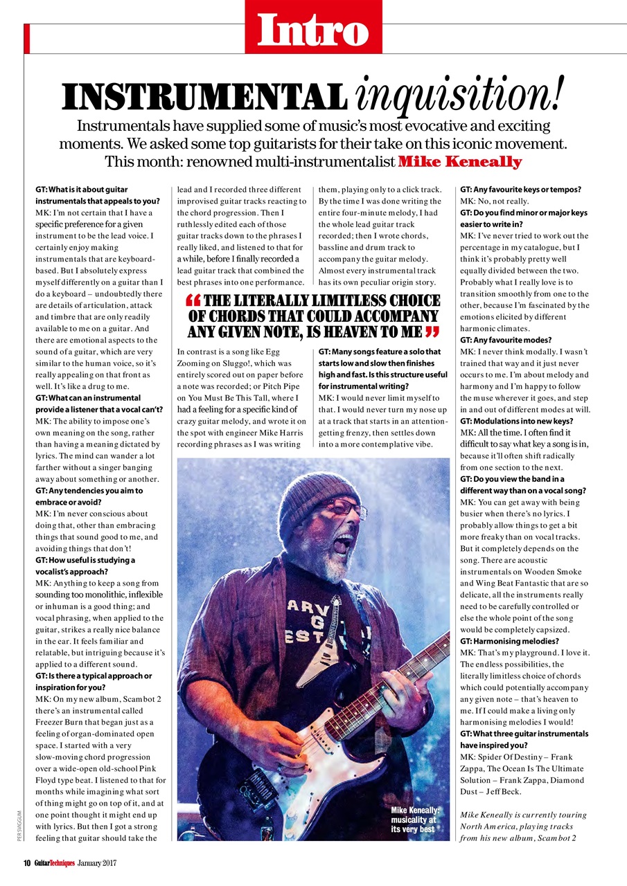 Guitar Techniques Preview Pages