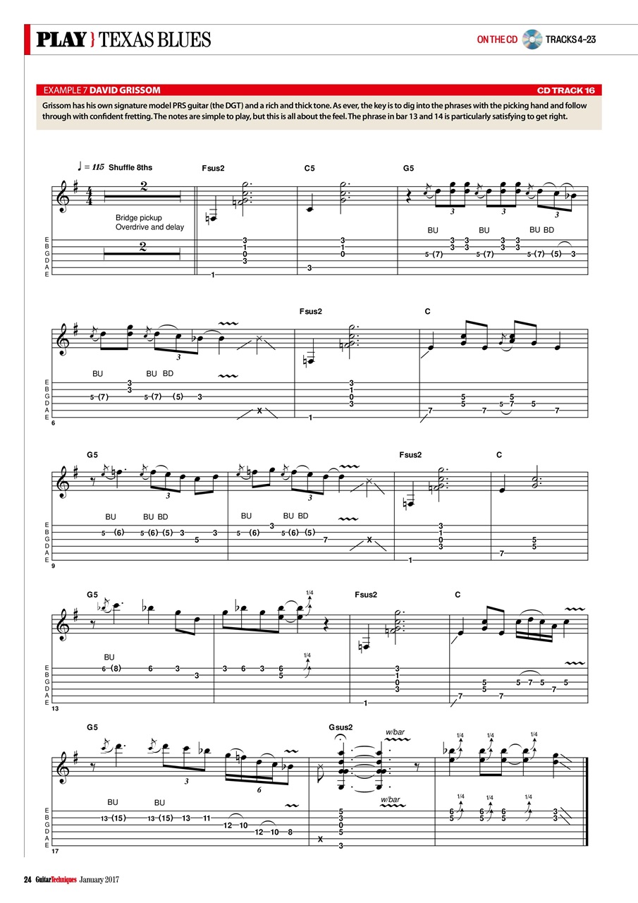 Guitar Techniques Preview Pages