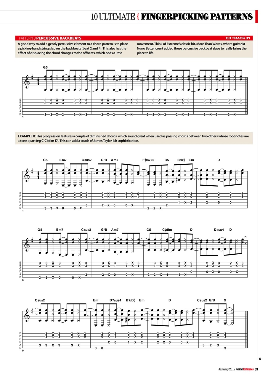 Guitar Techniques Preview Pages