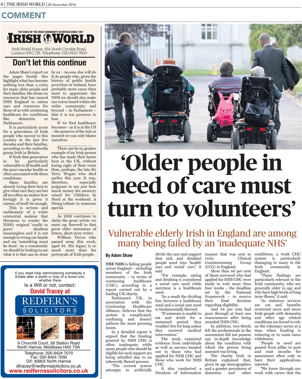 Irish World Preview Pages