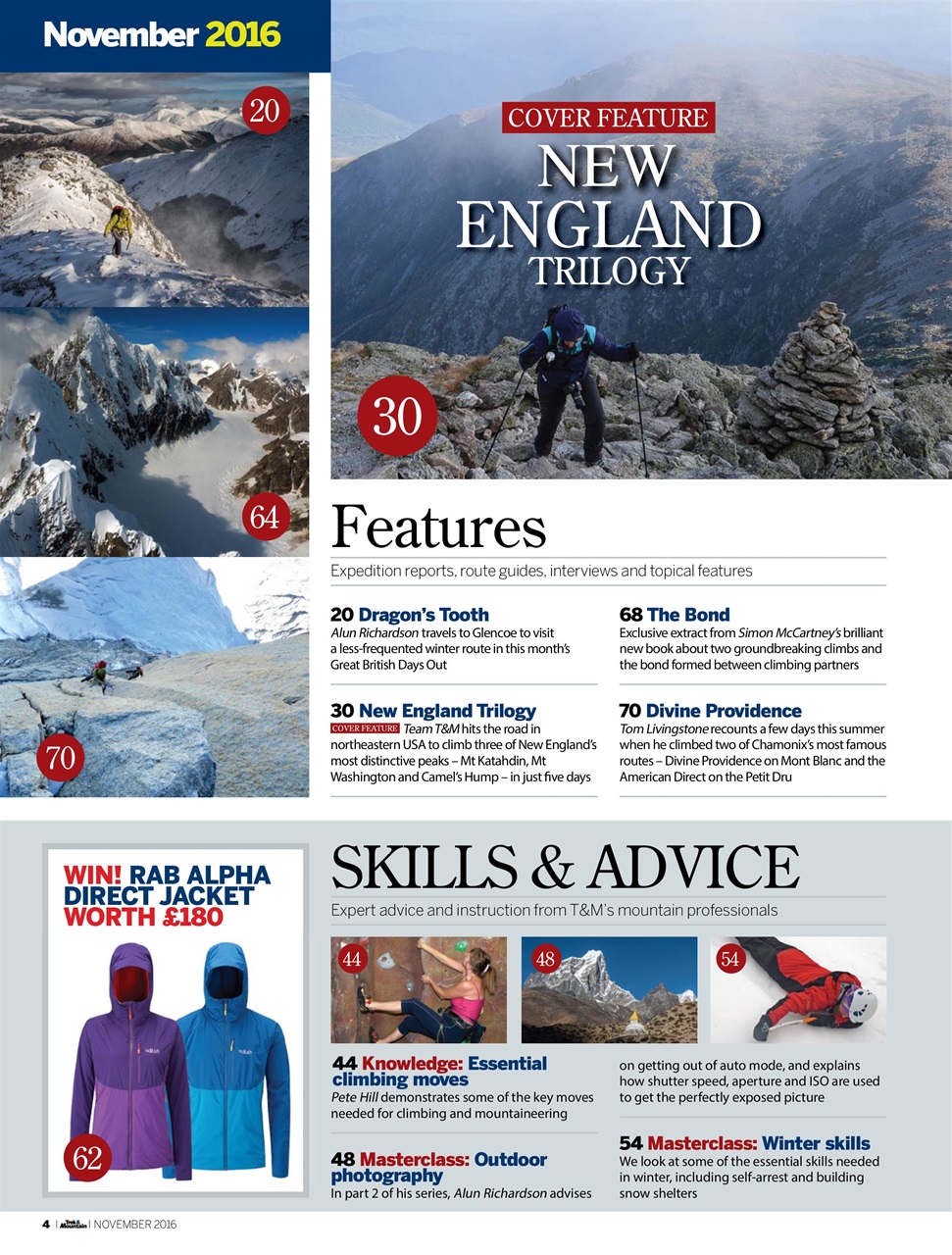 Trek & Mountain Magazine Preview Pages
