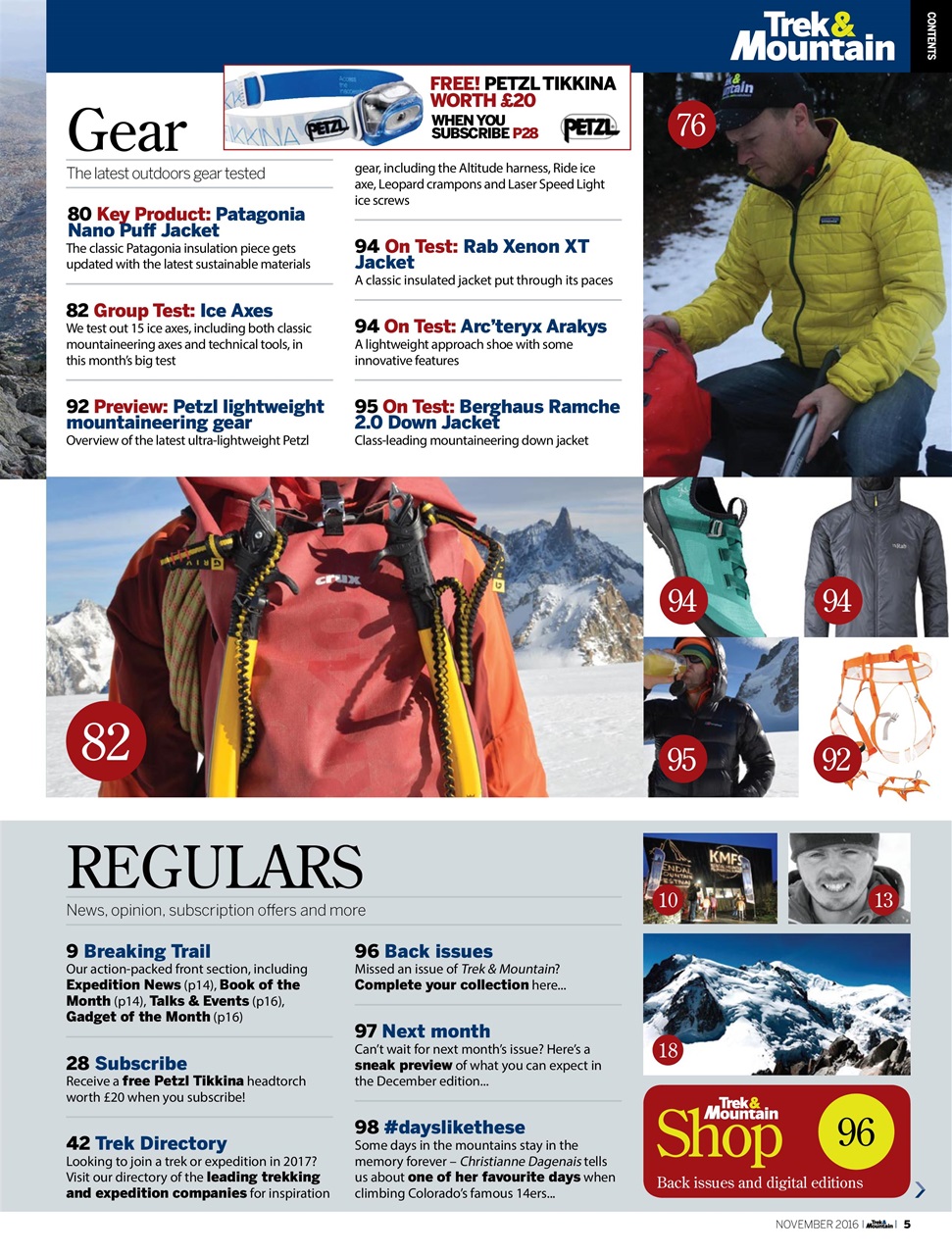 Trek & Mountain Magazine Preview Pages
