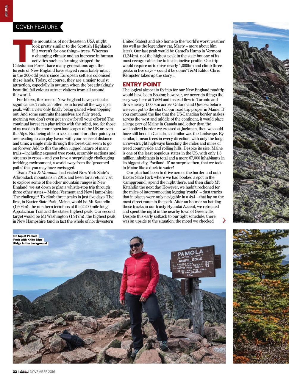 Trek & Mountain Magazine Preview Pages