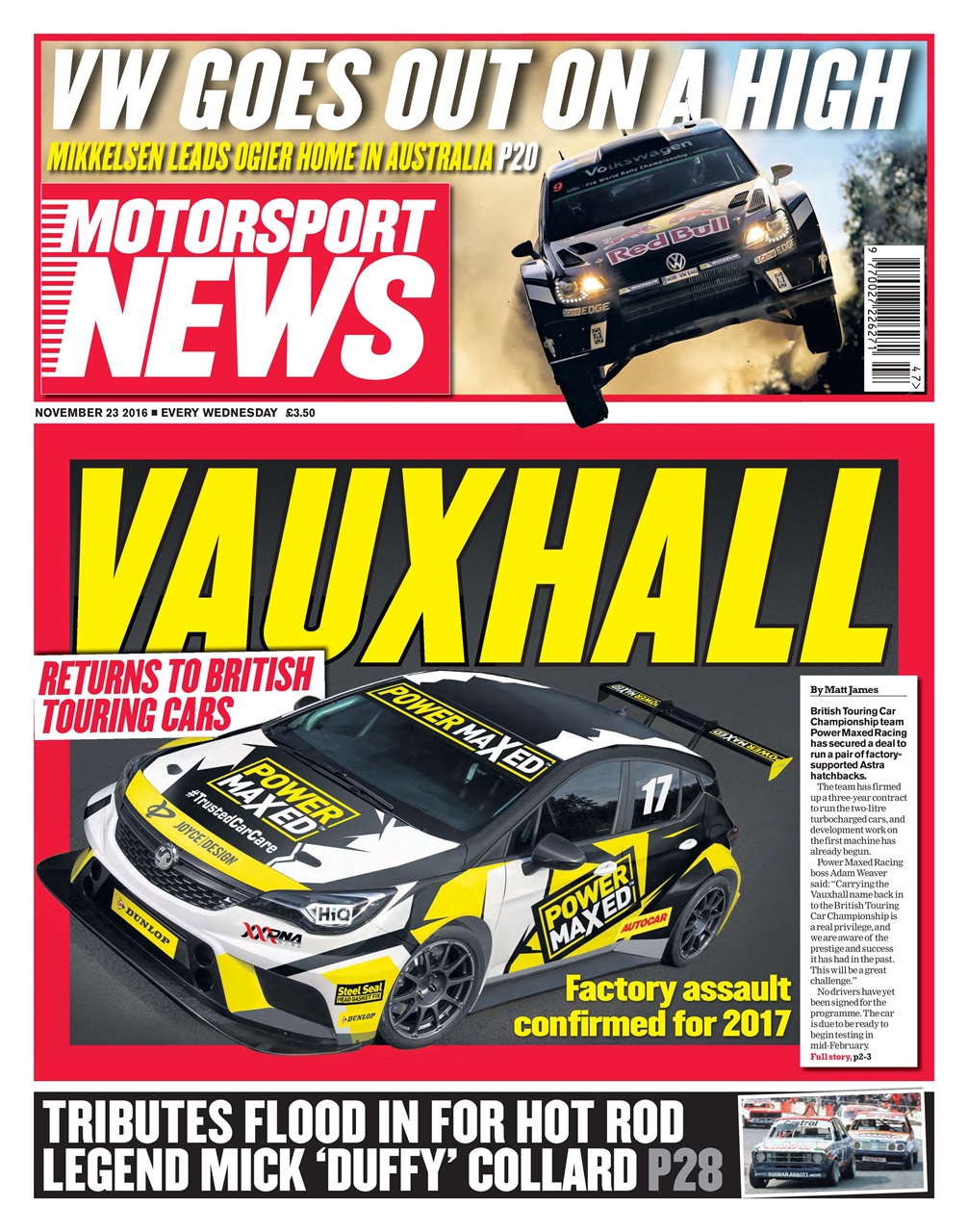 Motorsport News Preview Pages