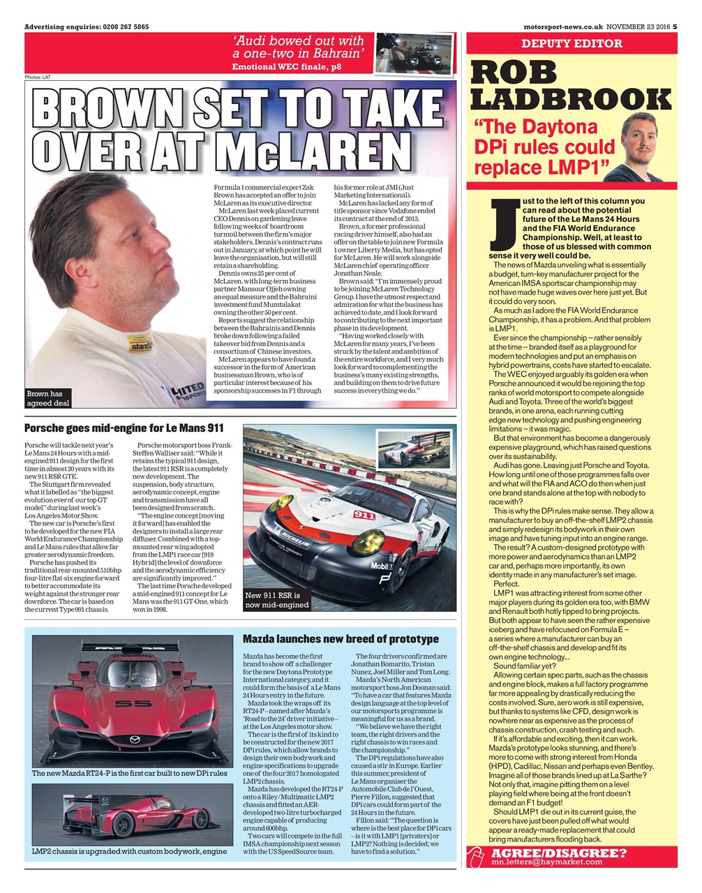 Motorsport News Preview Pages