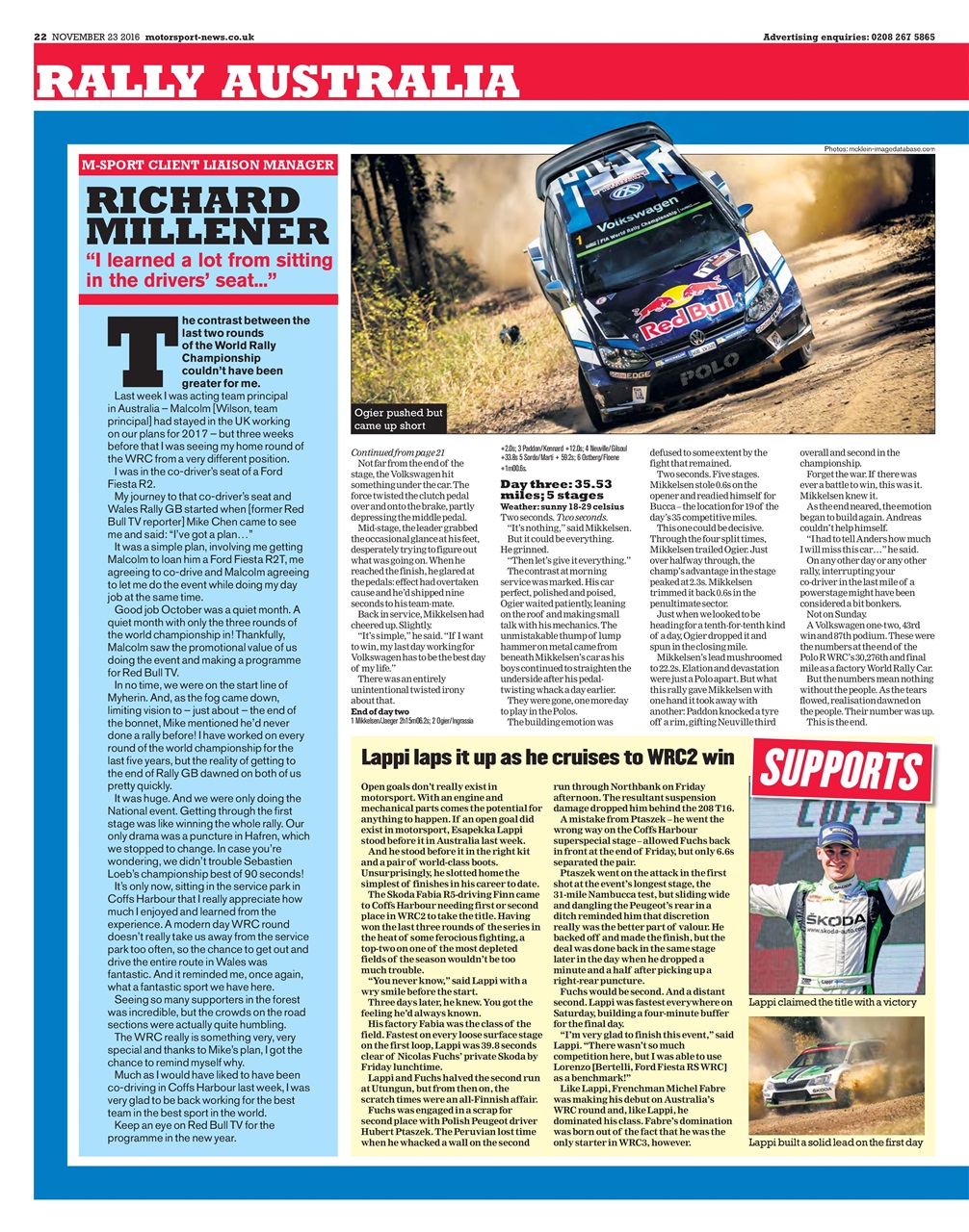 Motorsport News Preview Pages