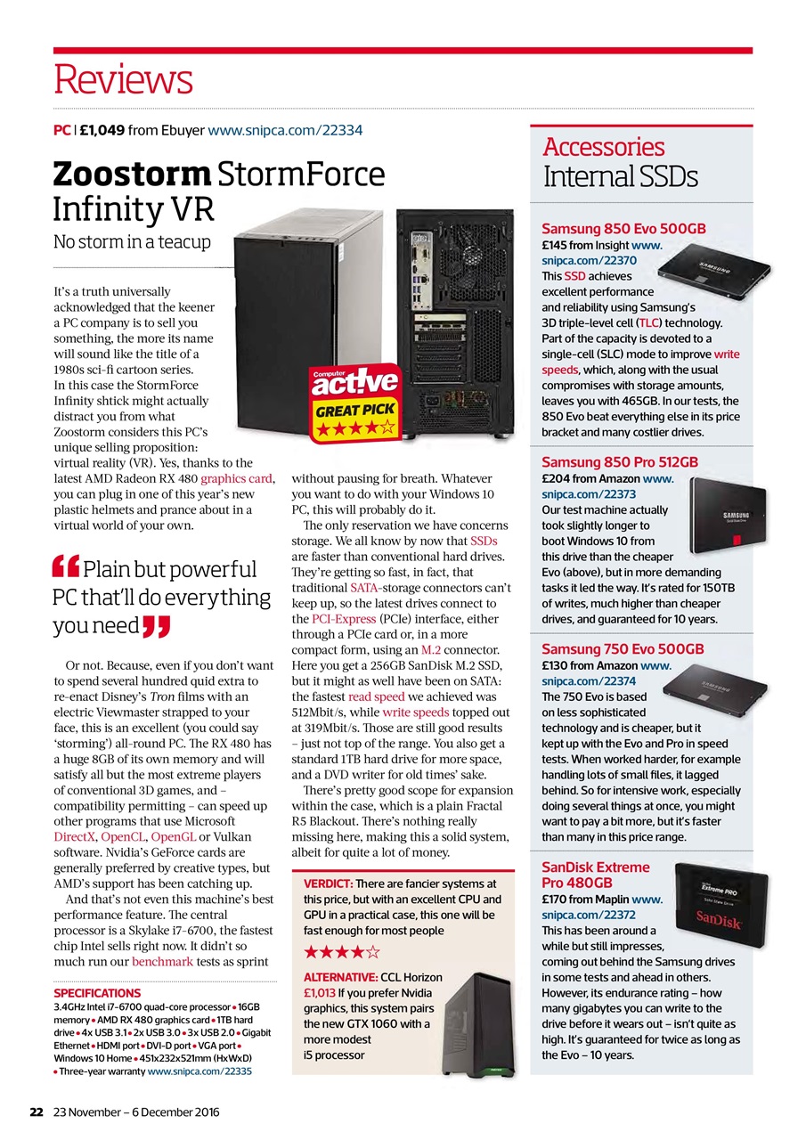 Computer Active Preview Pages