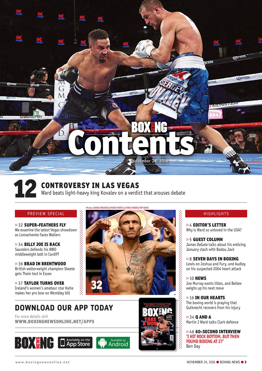 Boxing News Preview Pages