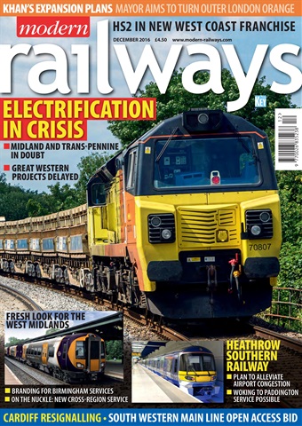 Modern Railways issue December 2016