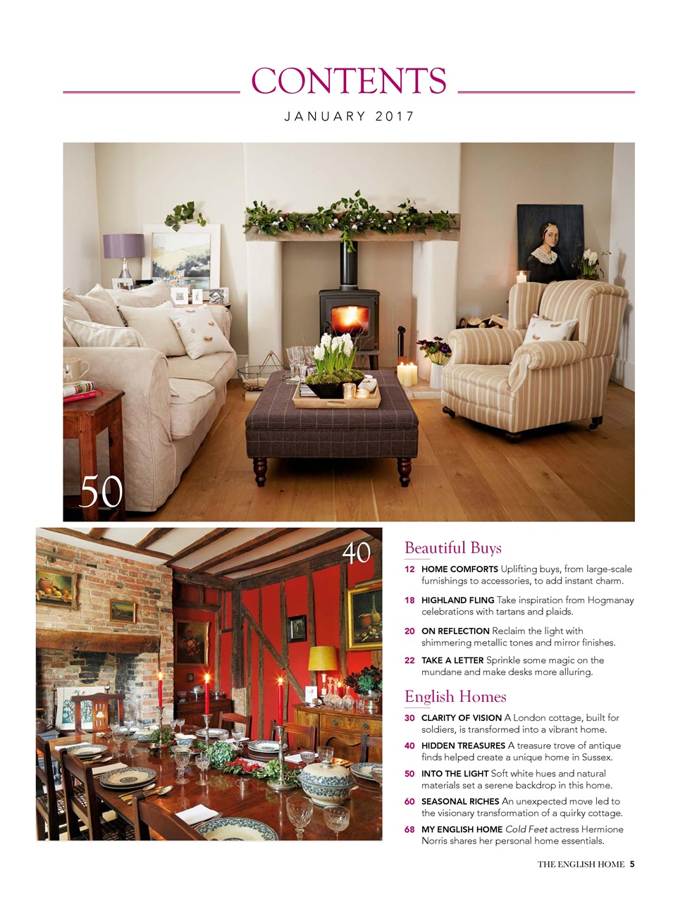 The English Home Preview Pages
