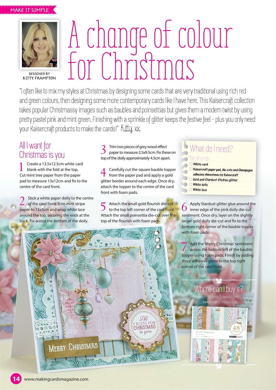 Making Cards & Papercraft Preview Pages