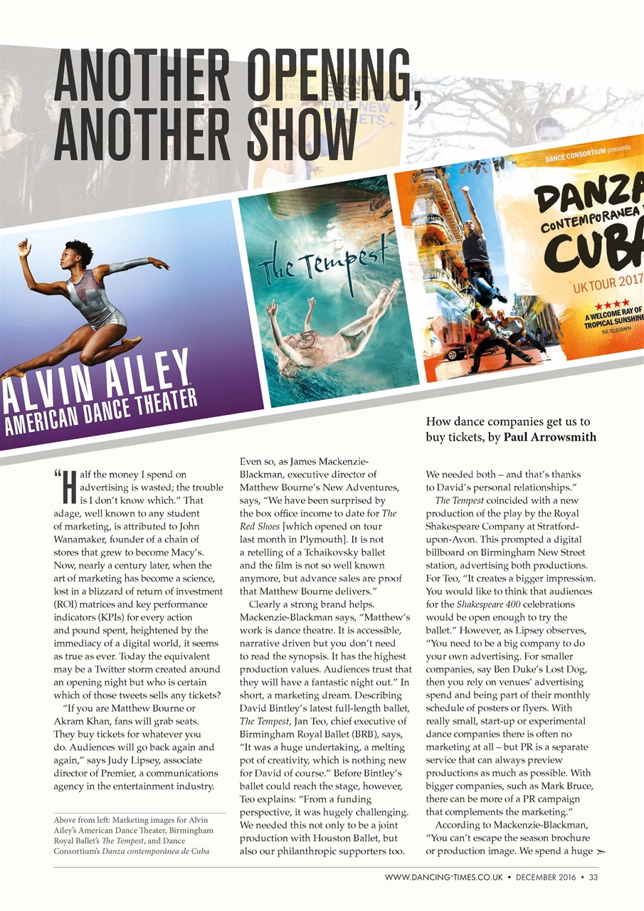 Dancing Times Preview Pages