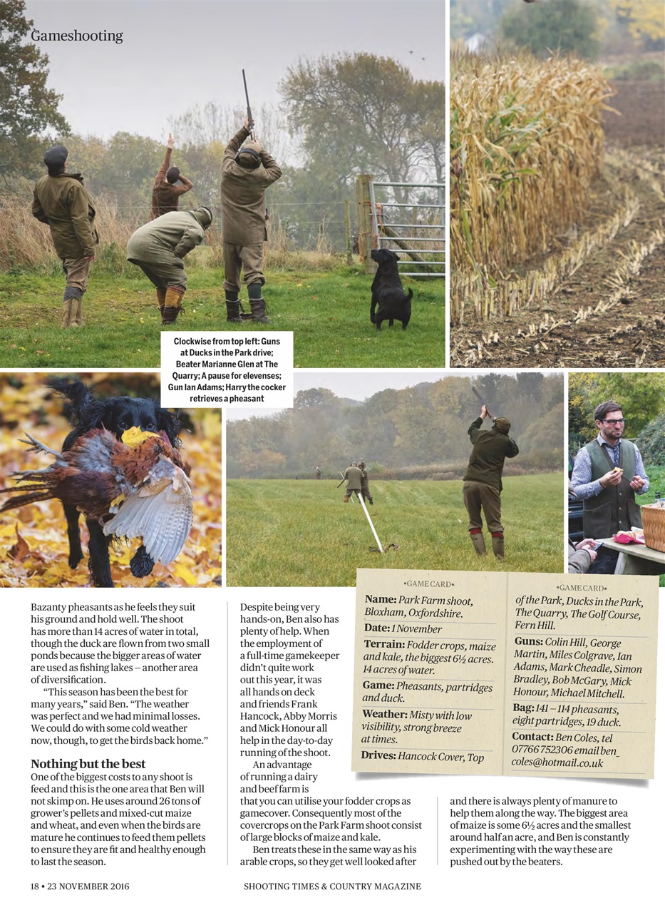 Shooting Times & Country Preview Pages