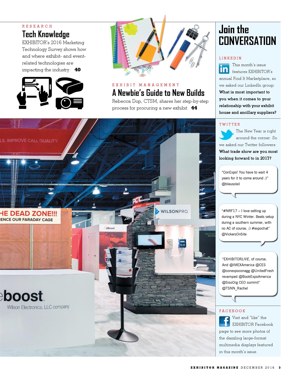 EXHIBITOR Magazine Preview Pages