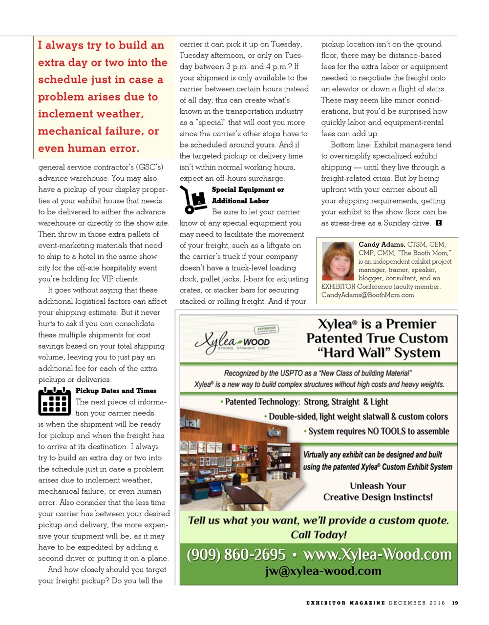 EXHIBITOR Magazine Preview Pages