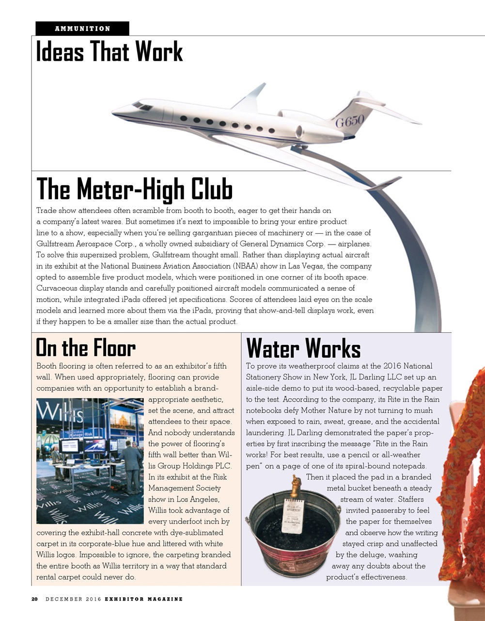 EXHIBITOR Magazine Preview Pages