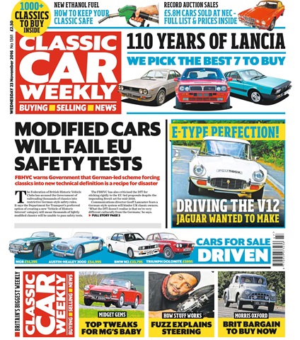 Classic Car Weekly issue 23rd November 2016
