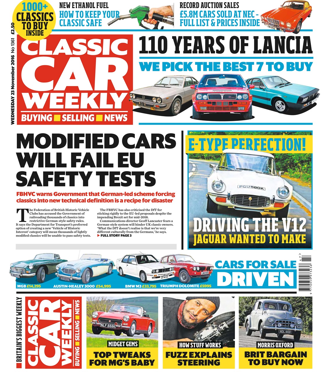 Classic Car Weekly Preview Pages
