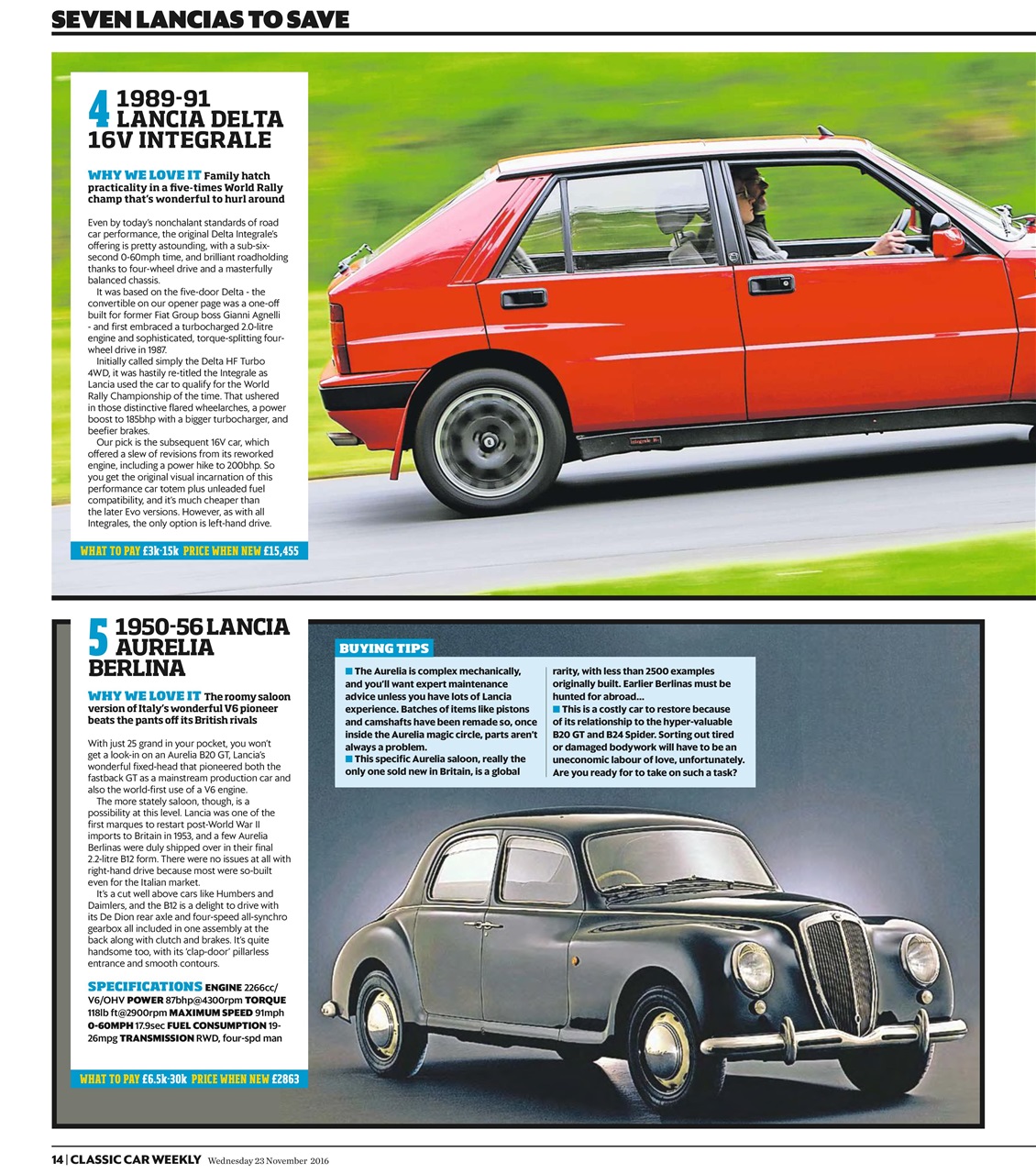 Classic Car Weekly Preview Pages