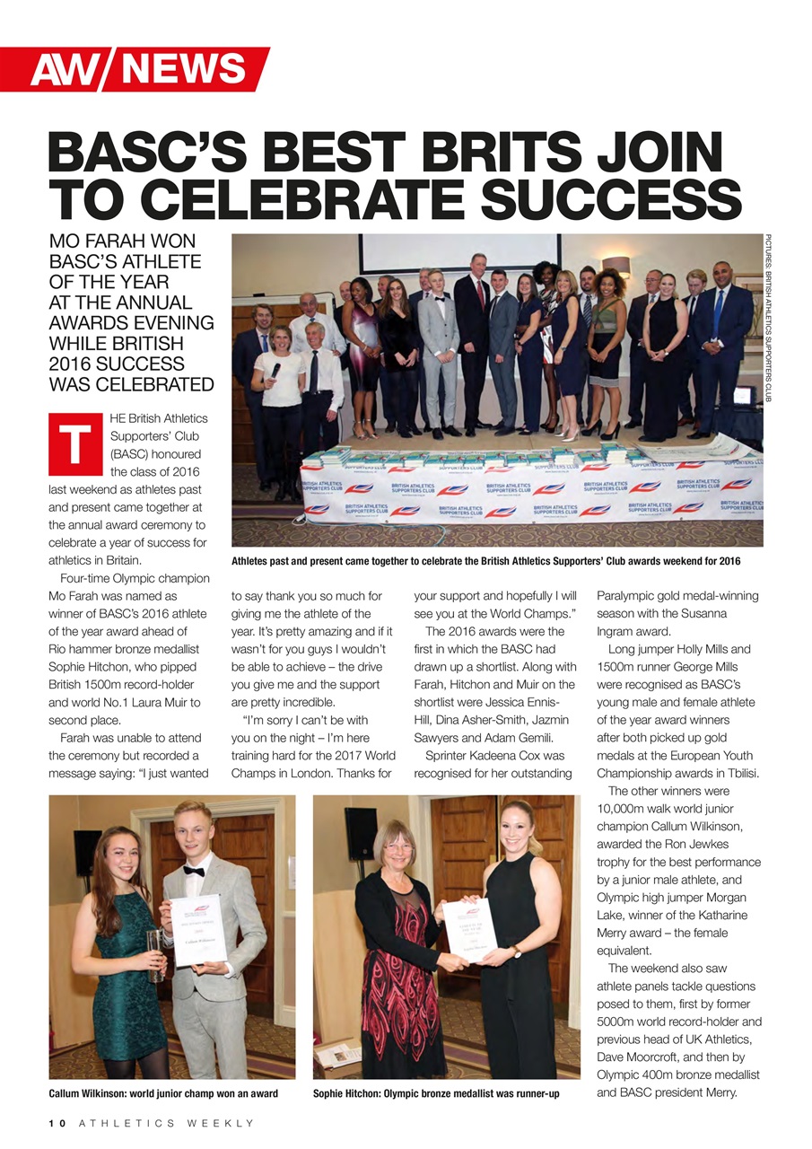 AW – Athletics Weekly Magazine Preview Pages