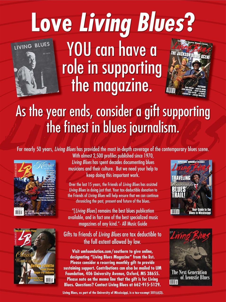 Living Blues Preview Pages
