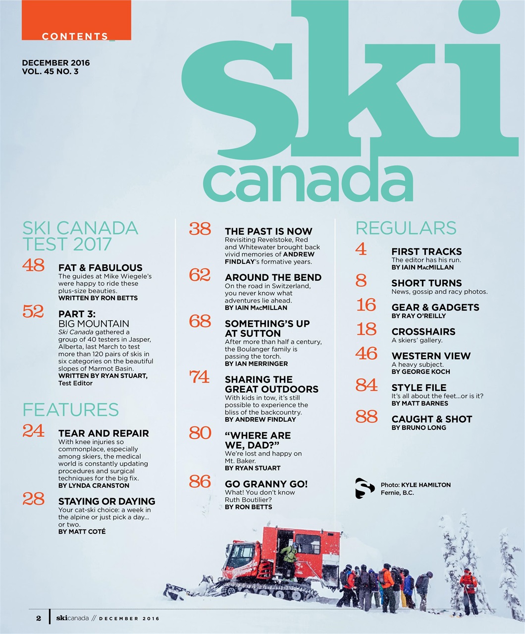 Ski Canada Preview Pages