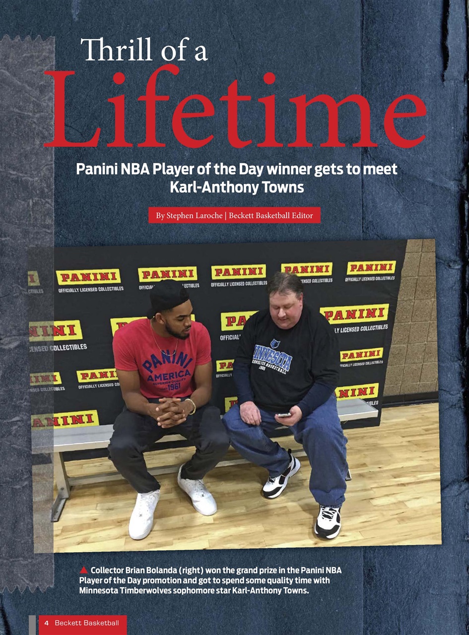 Beckett Basketball Magazine Preview Pages