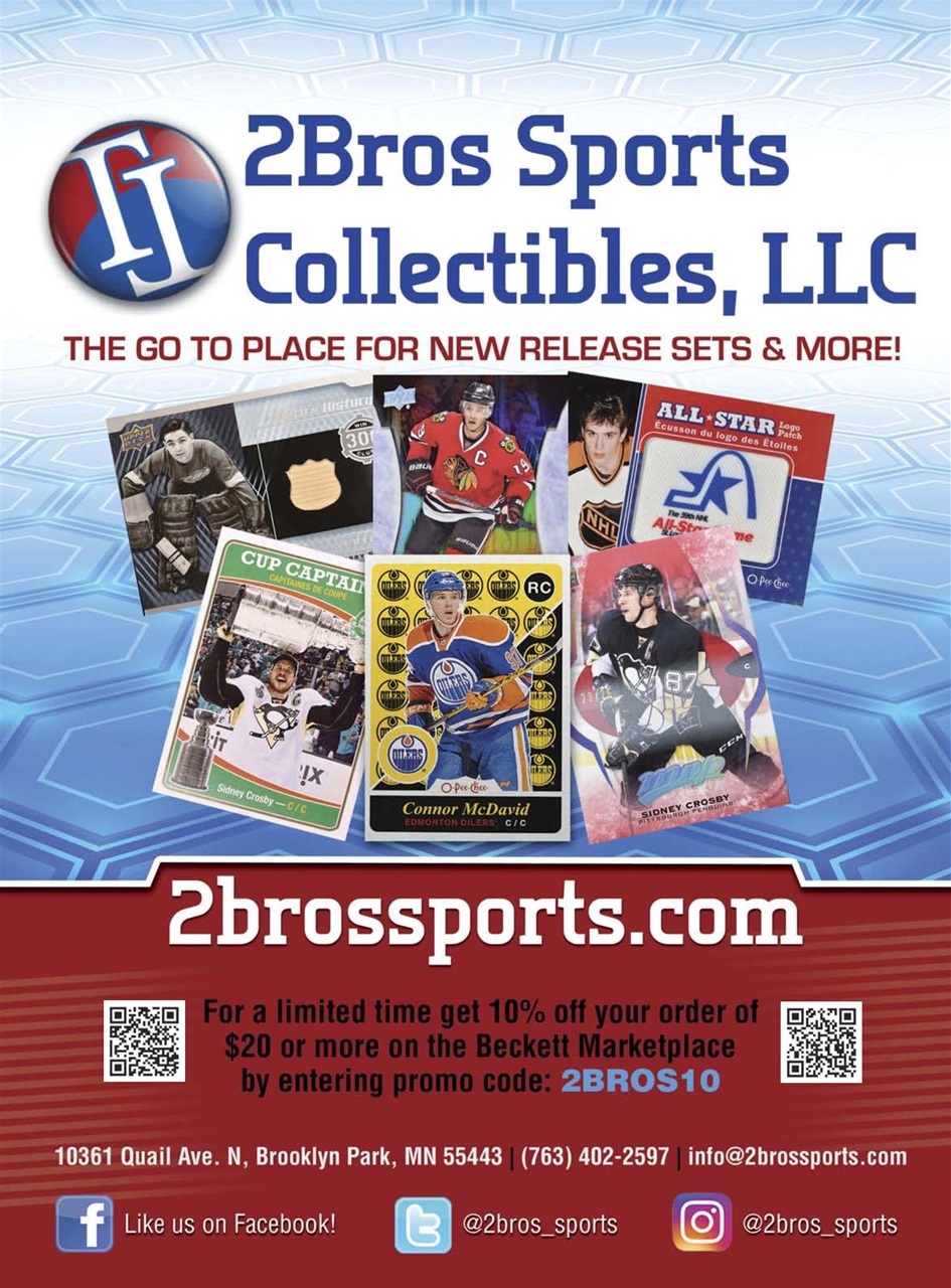 Beckett Hockey Magazine Preview Pages